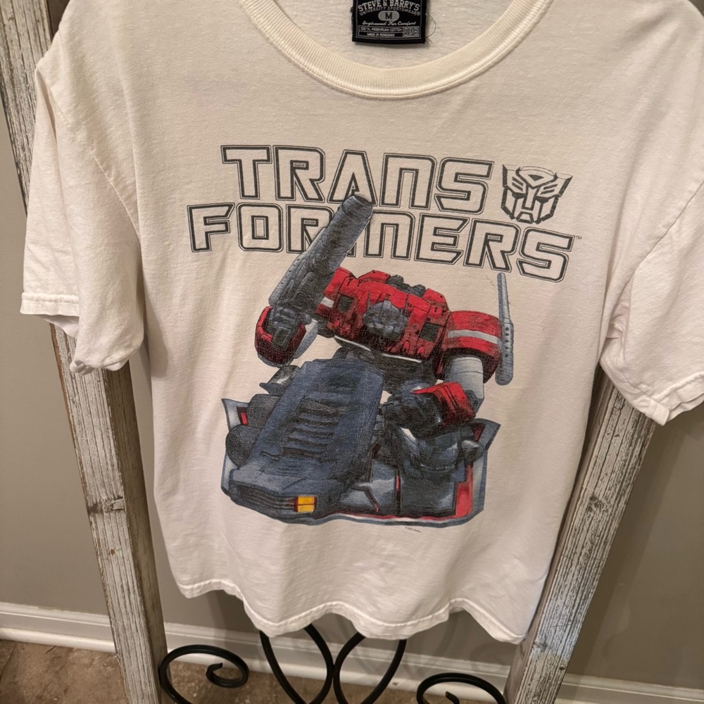 Transformers Optimus Prime T-Shirt 2007 Steve & Barry’s Vintage‎ Y2K Tee M